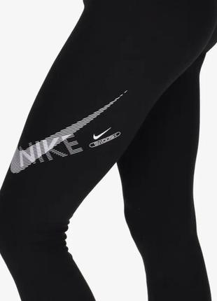 Лосины жен. nike nsw swoosh high rise 7/8 leggings (арт. dr5617-010)5 фото