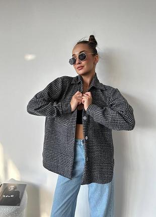 Тепленькая рубашка в клетку