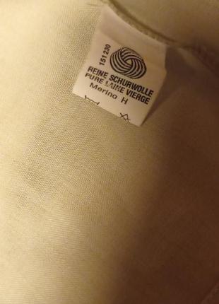 Julietta swiss made 100% шерстяная винтажная блуза рубашка,p.m/l6 фото