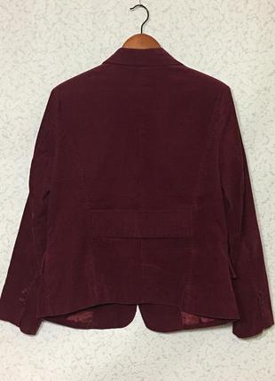 Женский микровельветовый пиджак бордо ❤️7 фото