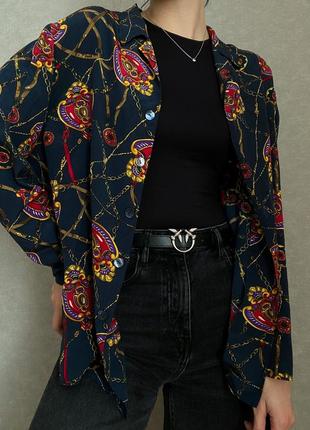 Блуза с принтом