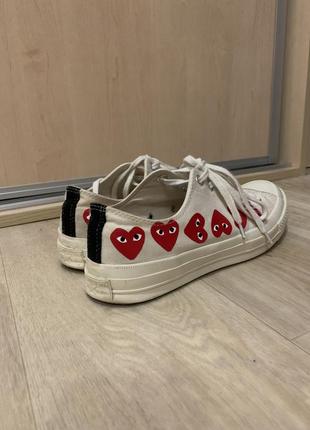 Кроссовки converse comme des garcons play chuck2 фото