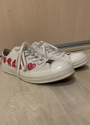 Кроссовки converse comme des garcons play chuck1 фото