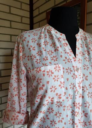 Блуза laura ashley натуральная, легушка 14 р-ру.2 фото