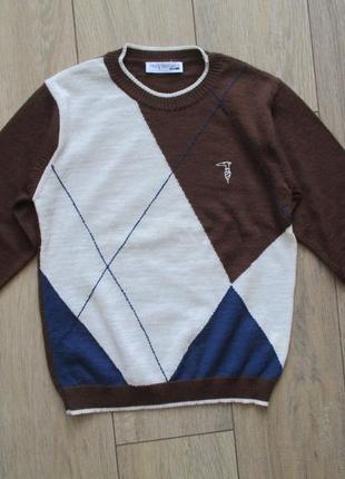 Trussardi junior (116/6) шерстяной свитер детский