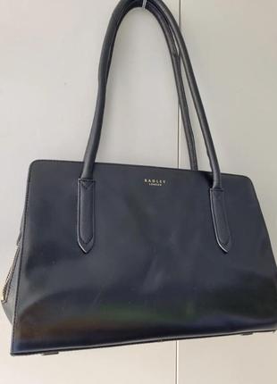 Сумка radley, кожаная сумка radley, сумка тоут, сумка англия, сумка на плечо, брендовая сумка1 фото