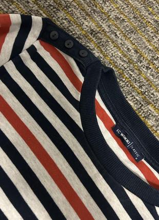 Джемпер свитер темно-синий в полоску lc waikiki s n