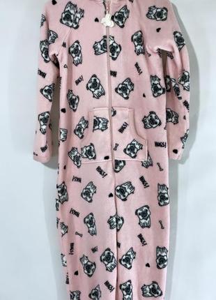 Тепла пижама кигуруми  в принт собачки6 фото