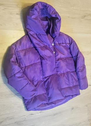 Куртка фиолетовая оверсайз4 фото