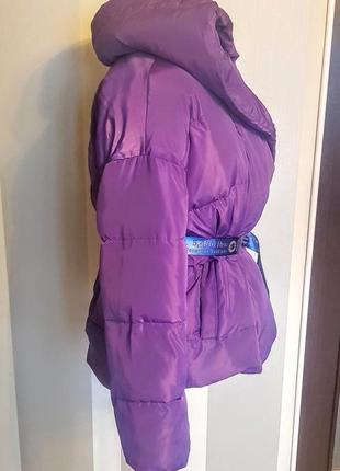 Куртка фиолетовая оверсайз9 фото