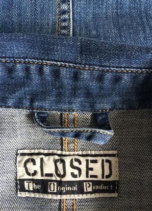 Closed качественное красивое брендовое джинсовое платье2 фото