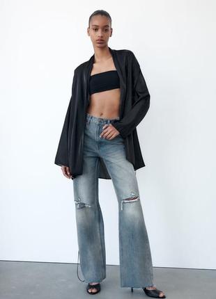 Стильні джинси zara wide leg1 фото