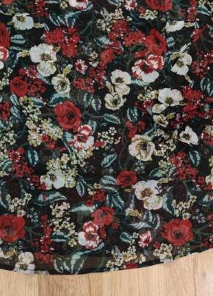 Женская блуза в цветок esmara, размер 38/404 фото
