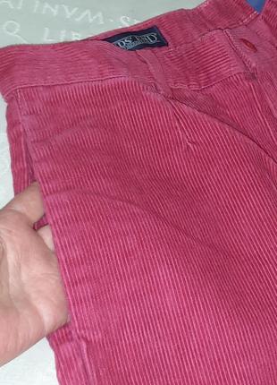 Вельветовое джинсы мом от lands'end цвета фуксии8 фото