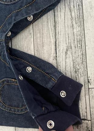 Джинсовый комбинезон mirtill, штаны, джинсы 56 см5 фото