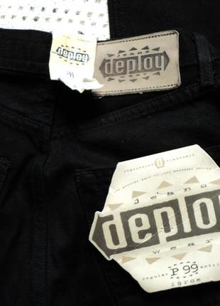Прямые плотные фирменные джинсы от deploy. 26/325 фото