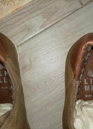 Lilimill кожаные туфли кроссовки кеды полуботинки р. 38 по ст. 25 см4 фото