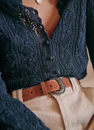 Sezane хлопковый свитер джемпер2 фото