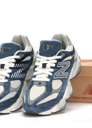 Мужские кроссовки new balance 9060 blue2 фото