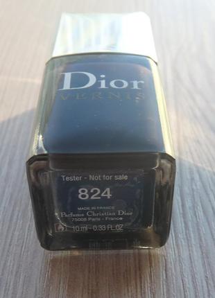 Лак dior vernis 824 underground тестер2 фото