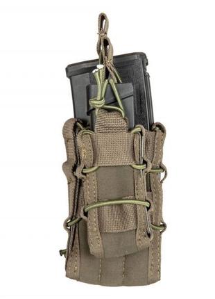 Подсумок открыт primal gear 1+1 shingle pouch nidae olive2 фото