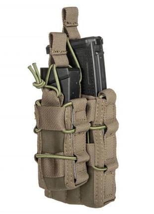 Подсумок открыт primal gear 1+1 shingle pouch nidae olive1 фото