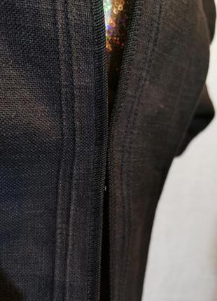 Пиджак лен коттон вискоза винтажный льняной жакет5 фото