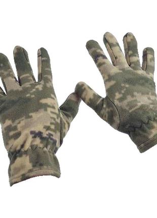 Тактичні рукавиці флісові chiptac polartec мм14