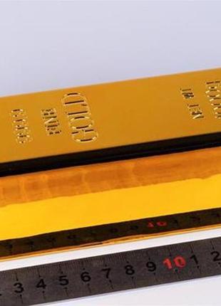 Сувенир "золотой слиток" в натуральную величину (оттиск на 1000грм.) арт. 04023