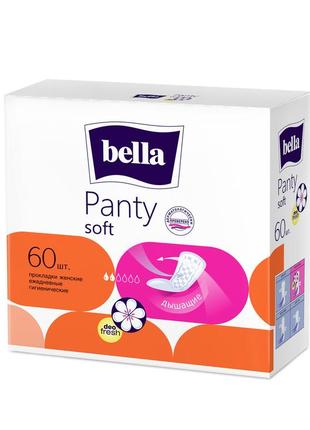 Ежедневные гигиенические прокладки bella panty soft deo 60 шт