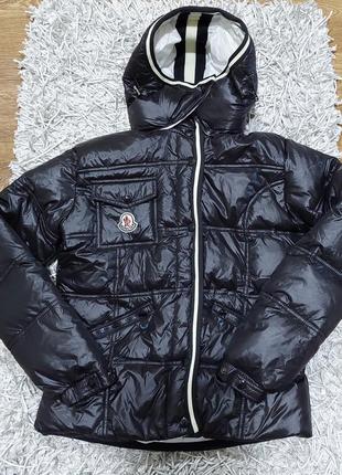 Шикарный пуховик унисекс от премиум бренда moncler оригинал.1 фото