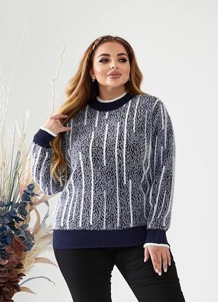 Стильний  жіночий светр великого розміру (р.54-64)
