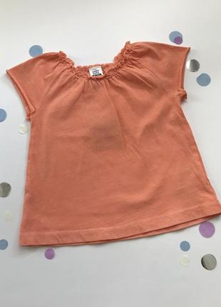 Футболка zara baby 9 -12 мес1 фото