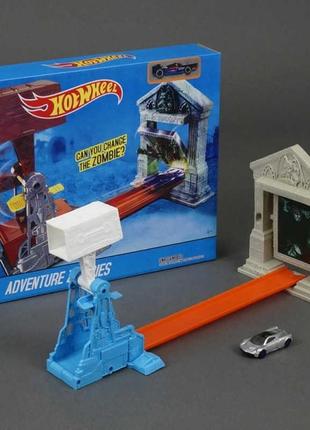 Трек с автозапуском hot wheel 2782