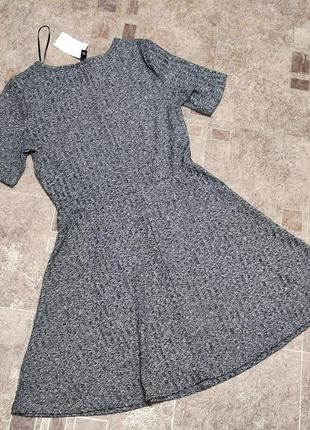 Нове сіре меланжеве плаття сукня с 443 фото