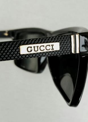 Gucci очки мужские солнцезащитные черные поляризированые7 фото