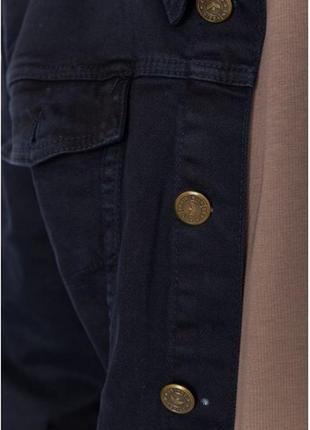 Джинсовая куртка мужская, цвет синий5 фото