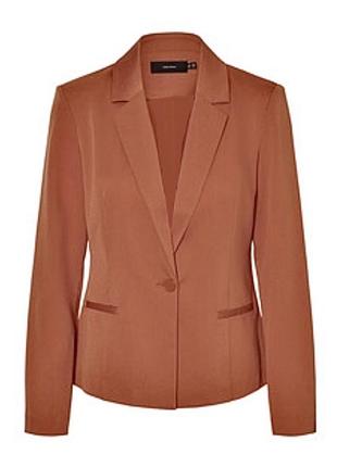 Коралловый стильный пиджак vero moda 38/40