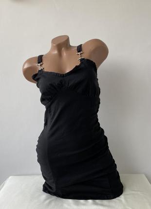 Сукня міні з пряжками на бретелях платье мини облегающее с пряжками на бретелях prettylittlething1 фото