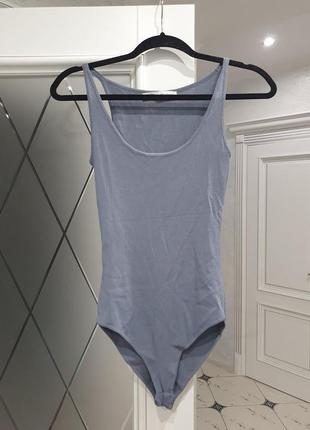 Боди в рубчик zara