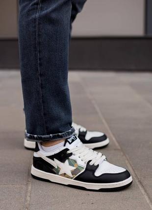 Мужские кроссовки bathing ape bape sta low bape