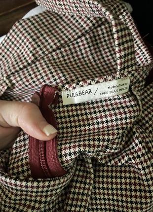 Платье сарафан с прямым вырезом, шлицей и поясом pull & bear размер s7 фото