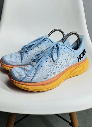 Кроссовки оригинал hoka one one clifton 8 41 размер 087