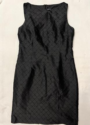 Платье футляр шелк маленькое черное платье american vintage