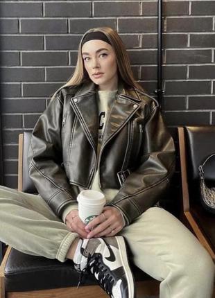 Кожанка zara, косуха зара