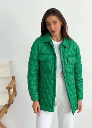 🐚 5 цветов! классическая, теплая стеганая куртка с утеплителем #aphroditeouterwear5 фото