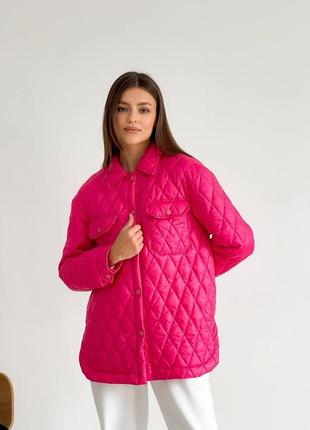 🐚 5 цветов! классическая, теплая стеганая куртка с утеплителем #aphroditeouterwear2 фото