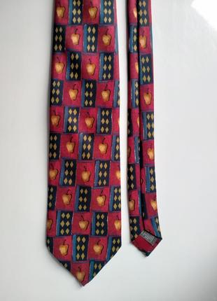 Краватка галстук m&s з грушами яблуками