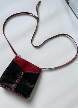 Vera pelle сумка кроссбаді/шкіра/marcjacobs/vintage/guess/michaelkors