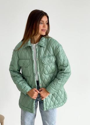 🐚 5 кольорів! класична, тепла стьобана куртка з утеплювачем #aphroditeouterwear10 фото